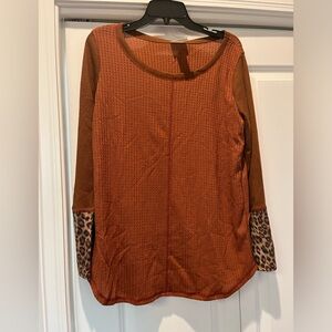 NWT BiBi waffle knit shirt
